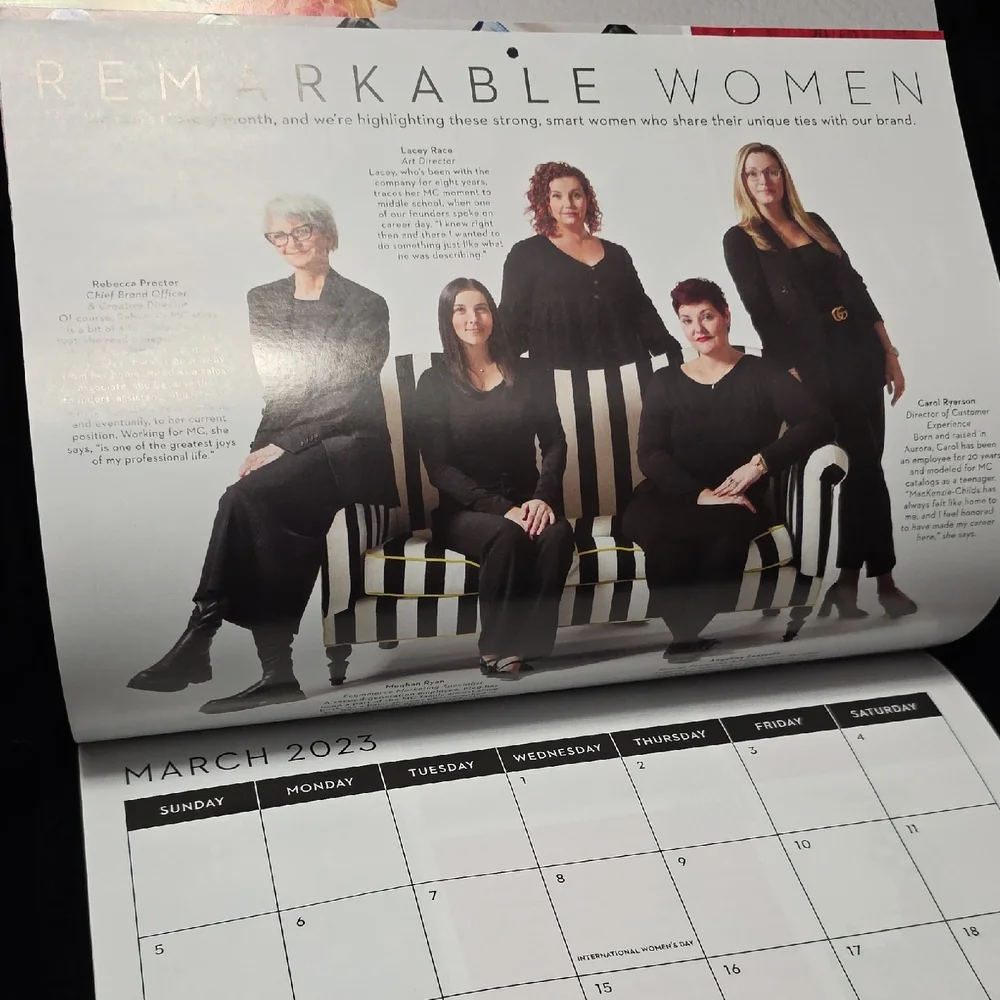 MacKenzie-Childs Yellow and Black 2023 Calendar
